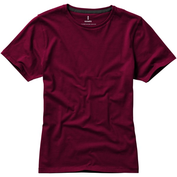 Camiseta de manga corta para mujer "Nanaimo" - Burdeos / XL