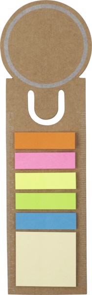 Cardboard bookmark - Brown