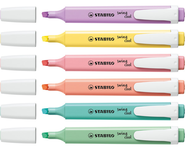 STABILO swing cool Pastel highlighter, pink blush