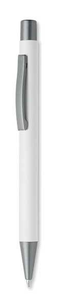 Recycled aluminium ball pen Nali - White