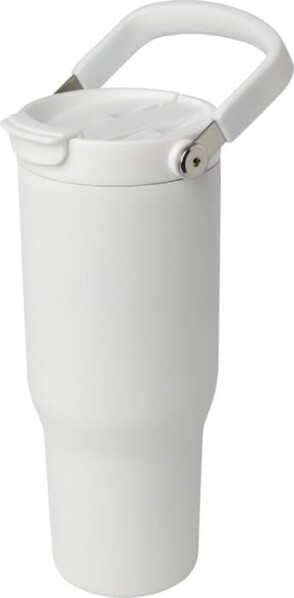 Copo isolado a vácuo de cobre de aço inoxidável reciclado de 900 ml - Branco