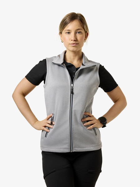 Printer Powerslide Vest Lady Grey Melange XXL