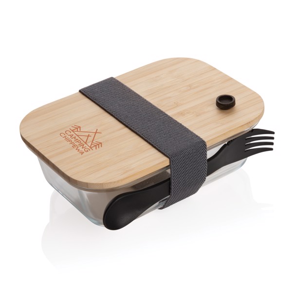 XD - Glass lunchbox with bamboo lid