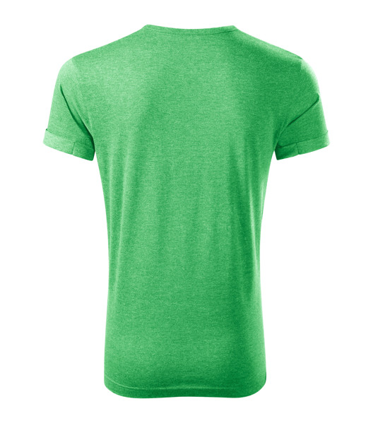 Tričko Pánské Malfini® Fusion - Zelený Melír / 2XL