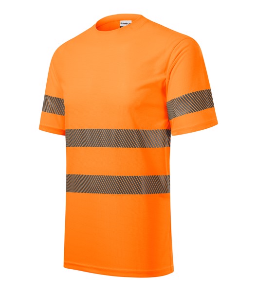 Tričko unisex Rimeck HV Dry - Fluorescenční Oranžová / 3XL