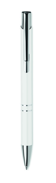 Recycled aluminium ball pen Bern Ra - White