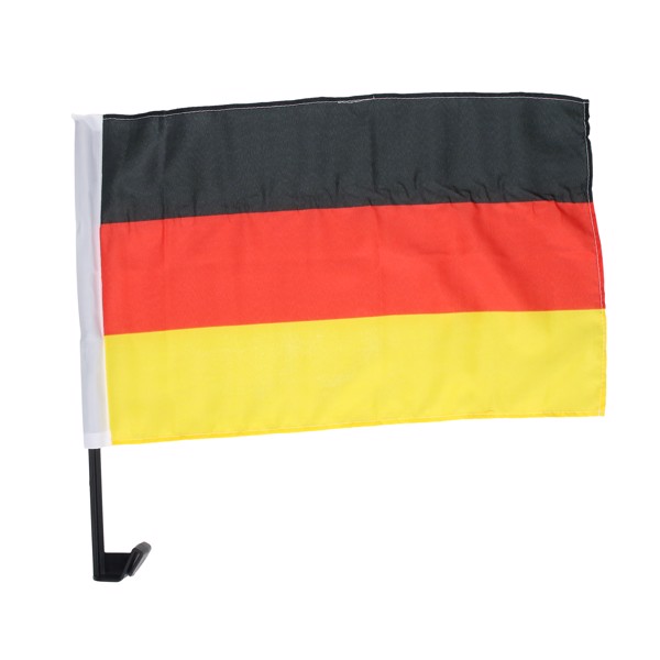 Autofahne "Deutschland" - Deutschland-Farben / Schwarz