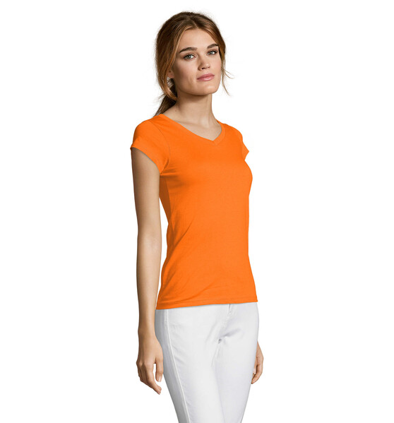 MOON T-SHIRT SENHORA 150g - LaranjaS