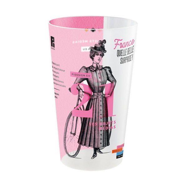 30 cl stackable plastic cup - Commande / Translucide