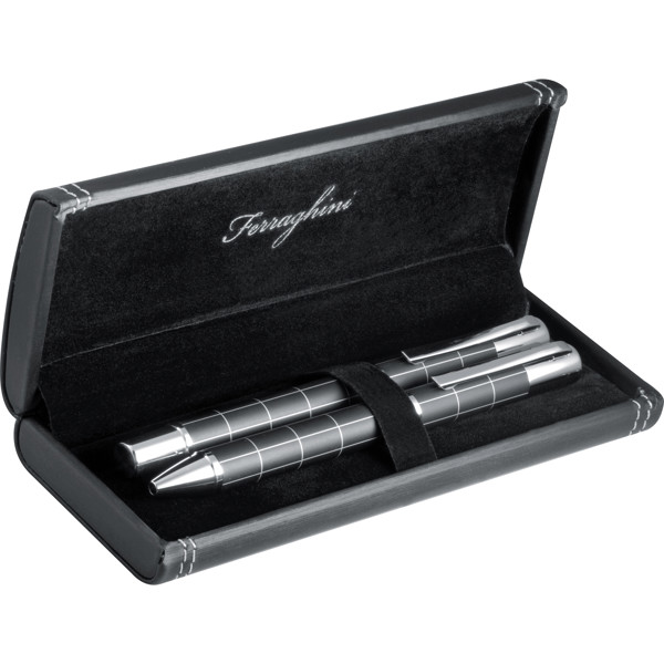 Ferraghini metal writing set - Black