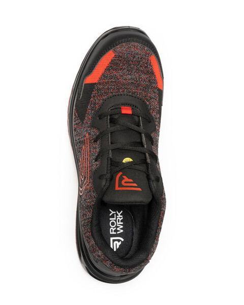 Workwear Shoe - Negro/Rojo Melange/Rojo Laboral / SIZE 47