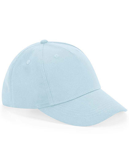 Junior Organic Cotton 5 Panel Cap - Powder Blue / One Size