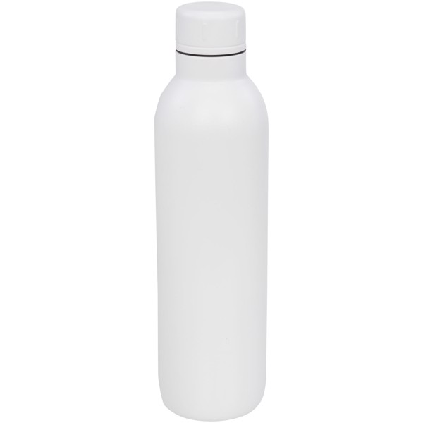 Bouteille de sport de 510ml avec isolation par le vide et couche de cuivre Thor - Blanc