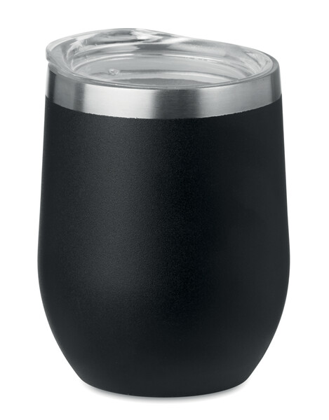 Double wall mug 300ml Chin Chin - Black
