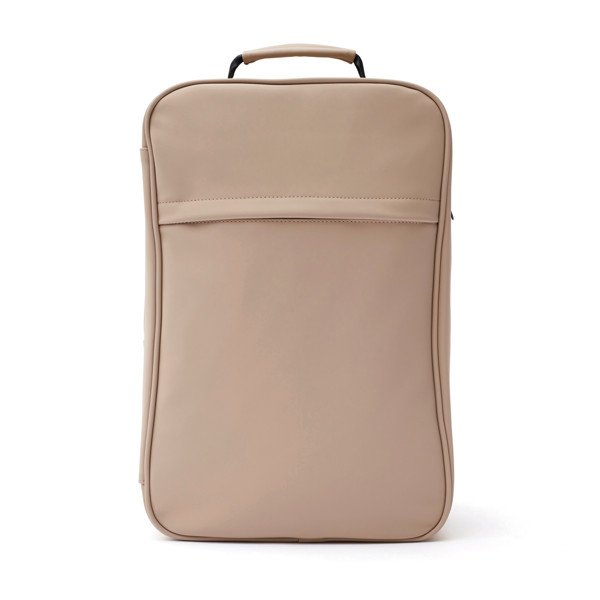 Vinga Baltimore laptop backpack 17 inch, PU - Greige