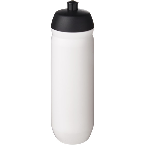HydroFlex™ 750 ml squeezy sport bottle - Black / White