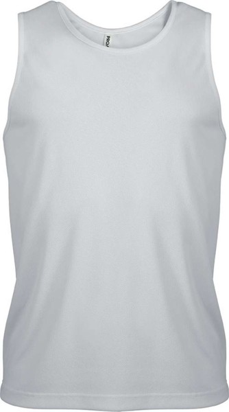 Men’S Sports Vest - White / XL