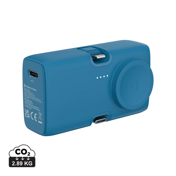 Powerbank 20W PD en plastique RCS Urban Vitamin San Diego - Bleu