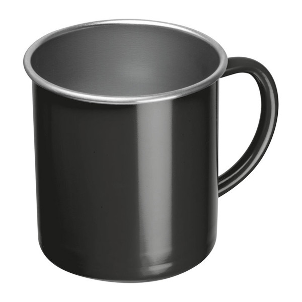 Oceľový hrnček Trezzo 350ml - Čierna
