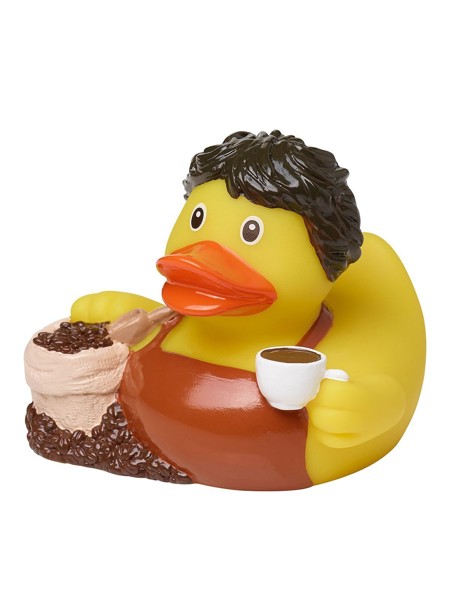 Squeaky duck, coffee