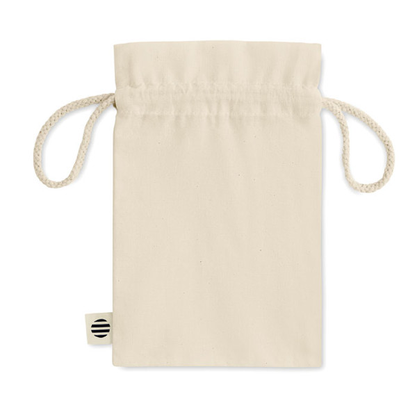 Small organic cotton gift bag Amber Small