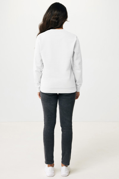 Sweater à col rond en coton recyclé IQONIQ Zion - Recycled White / XXL