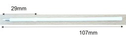 X20 pen refill, 107 mm, 1.0 mm tip