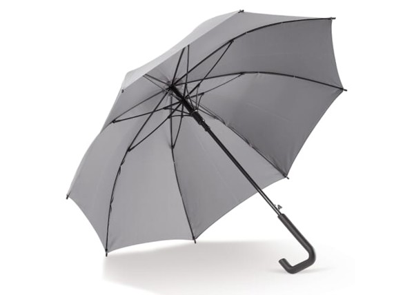 Deluxe stick umbrella 23” auto open - Grey