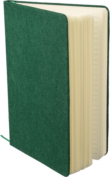 Notitieboek Danio | Gerecycled vilt | A5 | Gelinieerd - grijs