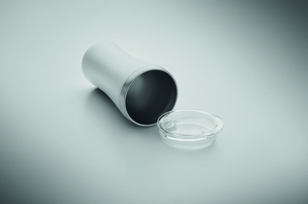 Doppelwandiger Trinkbecher 160 ml Oz - Weiß