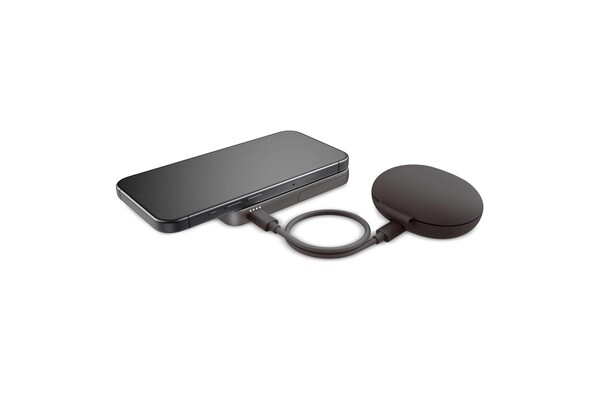 Fresh 'n Rebel MagSafe brezžični powerbank 5000mAh - Temna kovinska pištola