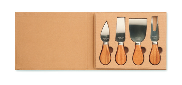 Set de 4 couteaux à fromage Quattro