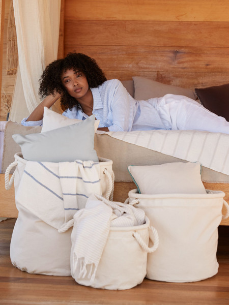 Heavy Canvas Storage Trug