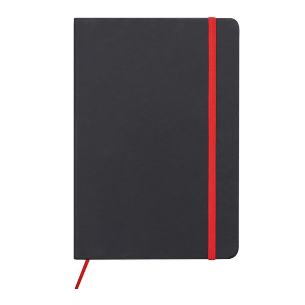 Notizbuch Lector Im Din-A5-Format - Rot / Schwarz