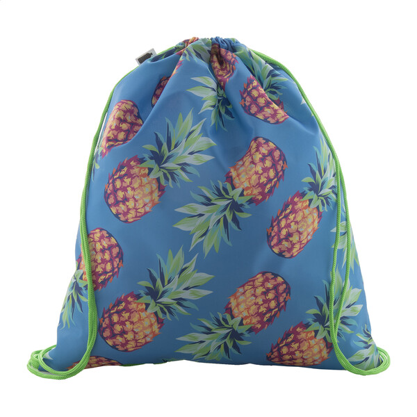 Sac piscine CreaDraw RPET - Vert / Blanc