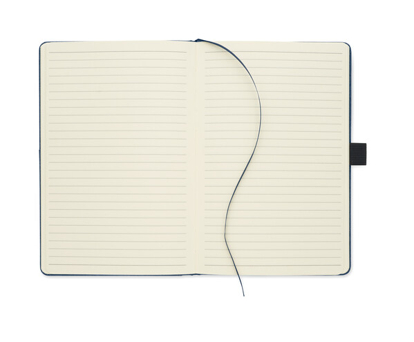 Carnet A5 en PU avec pochette Cinco - Bleu