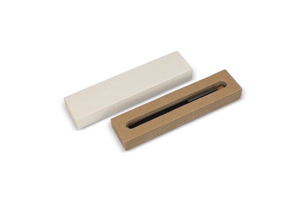 Boîte à stylo en carton de lait recyclé, 1 stylo