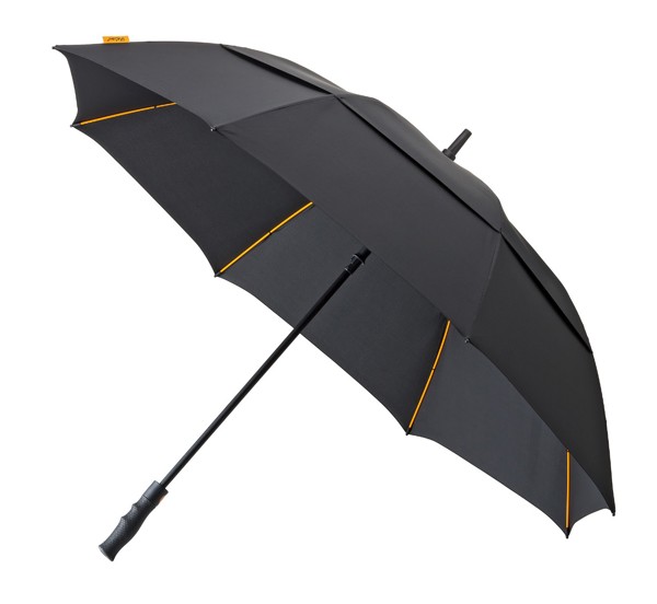 FALCONE - Parapluie tempte - Automatique - Impermable au vent -  130 cm - Noir