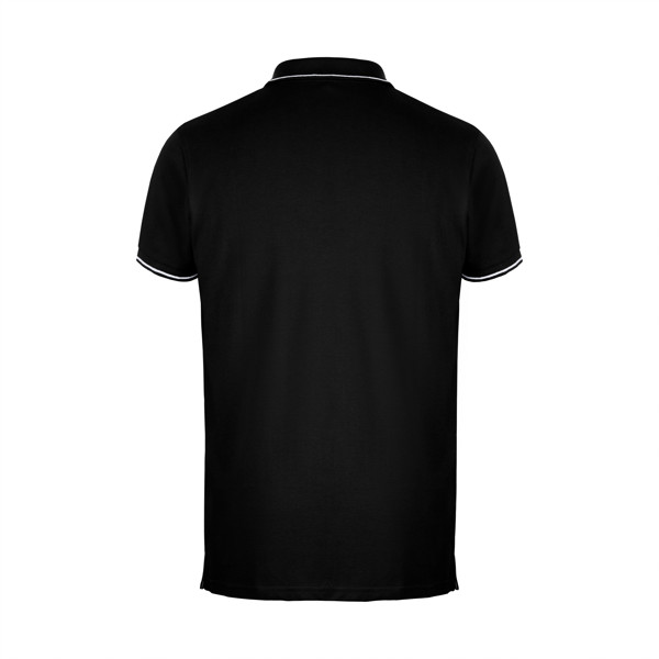 Polo thc spectrum bicolor para homem - Branco / Preto 