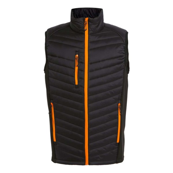 Navigate Hybrid Bodywarmer - Black / Orange Pop / M