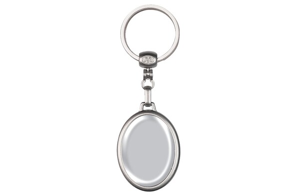 Keyring metal, oval
