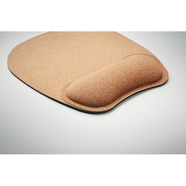 Marbo ergonomic mouse pad,cork,anti-slip base
