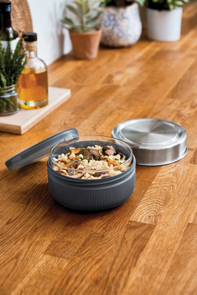 Black+Blum Glass Lunch Bowl 750ml - Silver