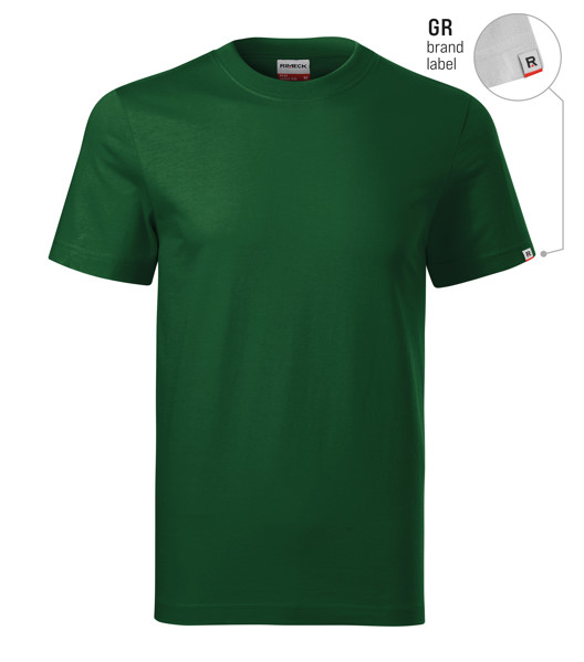 Tričko Unisex Rimeck® Base - Lahvově Zelená / 4XL