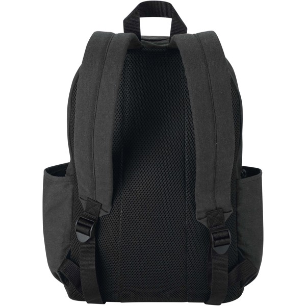 Recanvas 15,6” GRS recycelter City-Rucksack 16L - schwarz