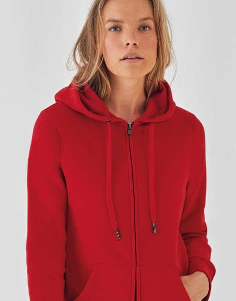 Queen Zipped Hooded / Women - White / XL