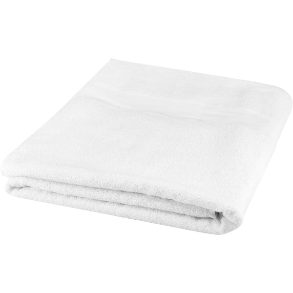 Riley 550 g/m² cotton towel 100x180 cm - White