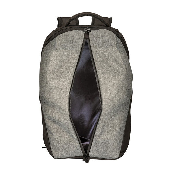 Sports Backpack Made Of 600D Melange Polyester, Large Main Compartment With Laptop Holder - Grey