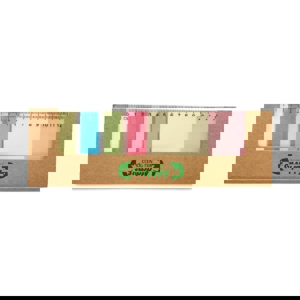 Haftnotizenset, Haftnotizen, Lineal