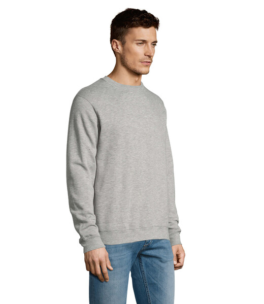 NEW SUPREME Bluza 280g - Szary melanż / M